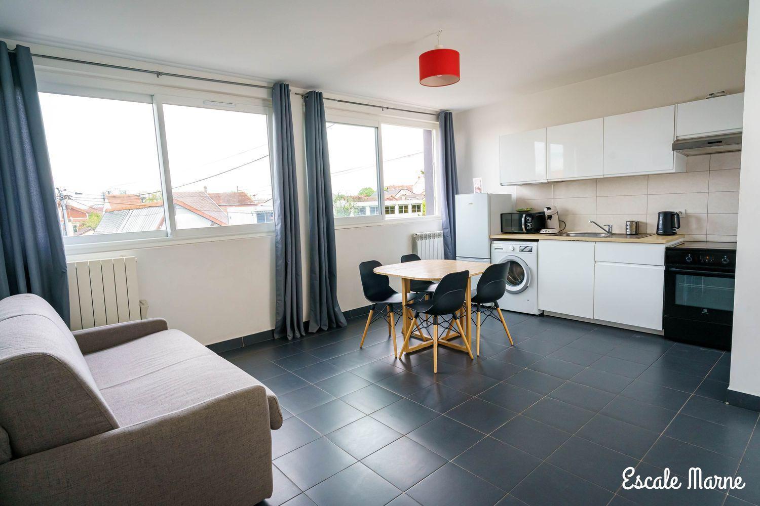 Escale-Marne Fr - 202 - Free Parking - Free Luggage Storage - All Equipped - Linen Included - Washing Machine - 10Mn Walk Metro 8 - Rer A - Panoramic View - From 1 To 14 Guests Maisons-Alfort Zimmer foto