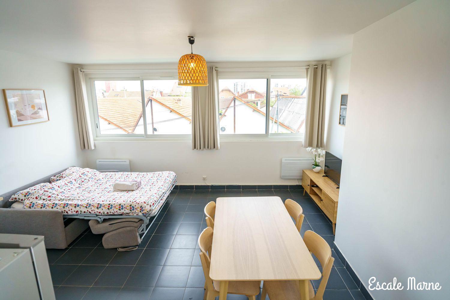 Escale-Marne Fr - 202 - Free Parking - Free Luggage Storage - All Equipped - Linen Included - Washing Machine - 10Mn Walk Metro 8 - Rer A - Panoramic View - From 1 To 14 Guests Maisons-Alfort Exterior foto